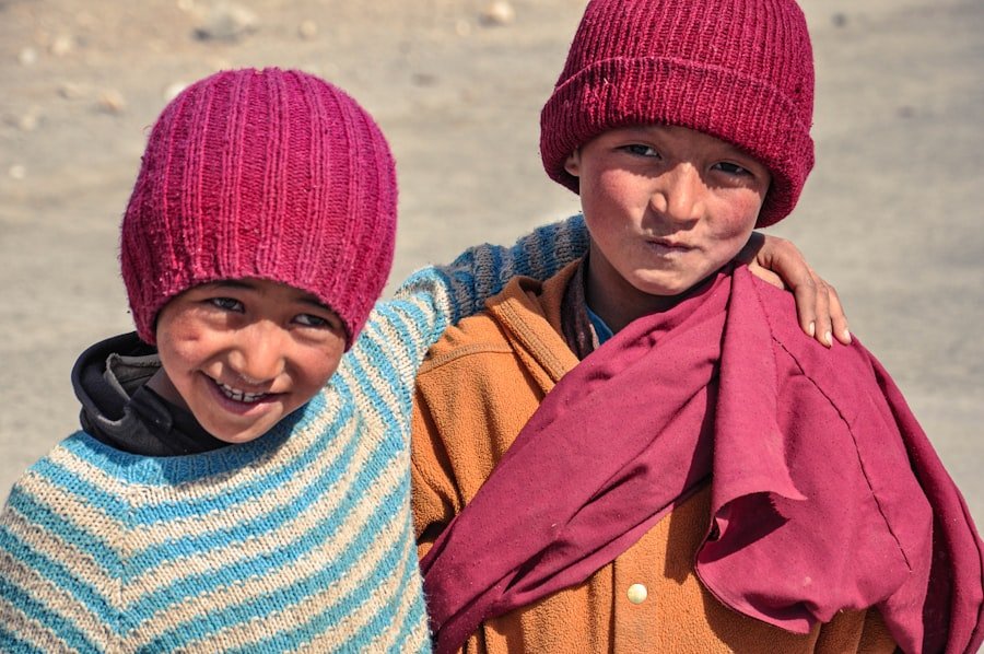 Photo Climate refugees children