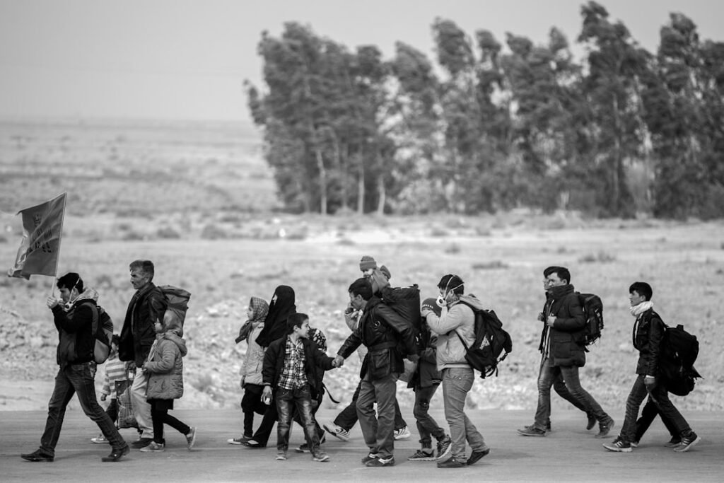 Photo Unaccompanied minor refugees