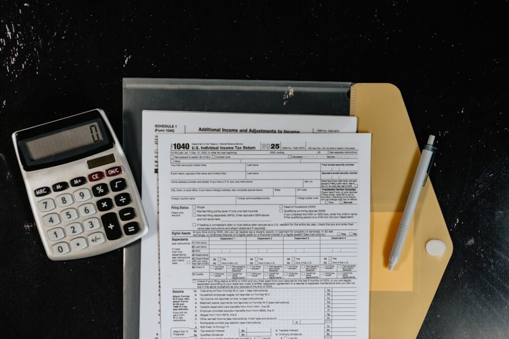 Photo Tax return Child income