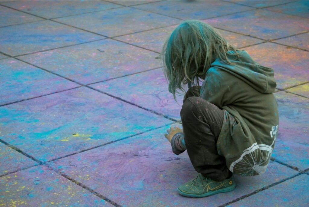 Photo child mental health war